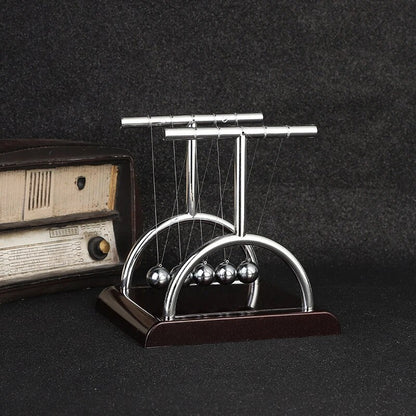 Newtons Cradle Balance Steel Ball Pendulum Desktop Toys Physics Science Stress Relief Gift 1