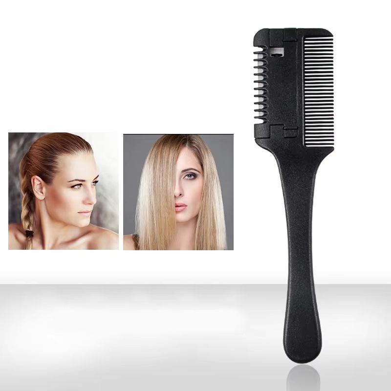 Hair Cutting Comb With Razor Blades Thinning And Trimming Tool For Home And Salon Styling 3