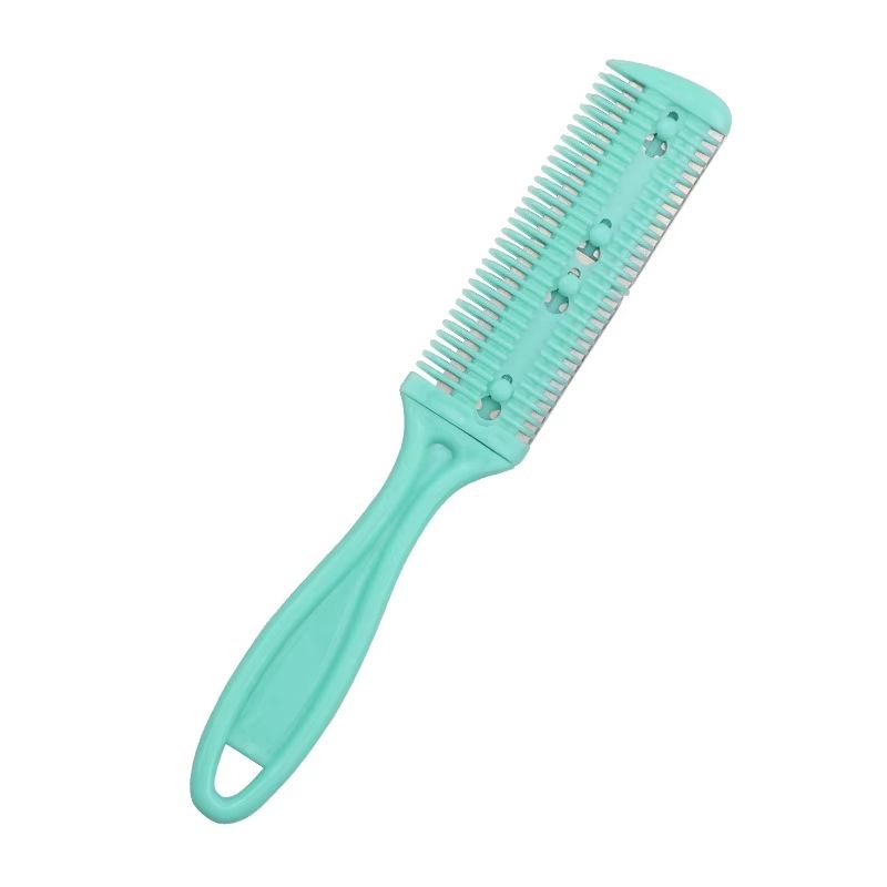 Hair Cutting Comb With Razor Blades Thinning And Trimming Tool For Home And Salon Styling 16
