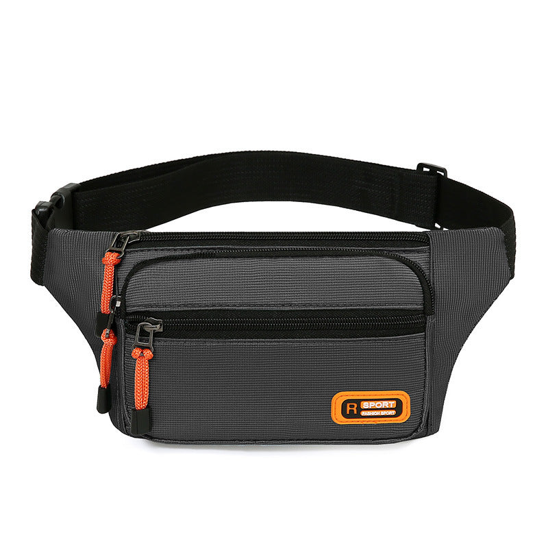 Men Waist Packs Waterproof Fashion Sling Crossbody Bag Casual Running Chest Bag Fanny Pack Belt 2