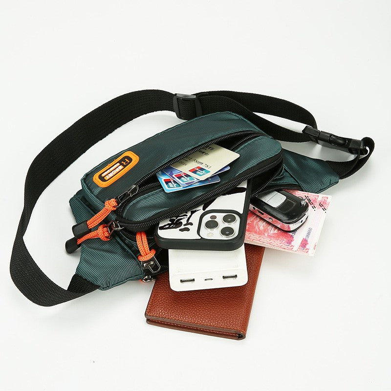 Men Waist Packs Waterproof Fashion Sling Crossbody Bag Casual Running Chest Bag Fanny Pack Belt 3