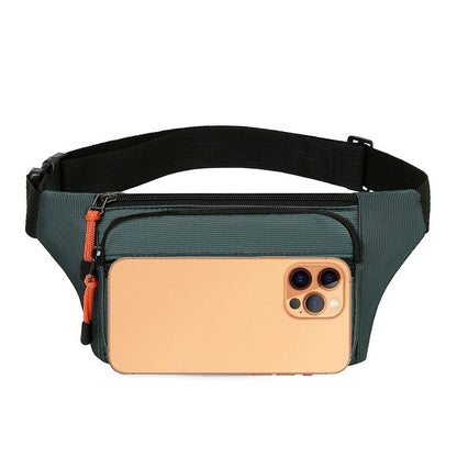 Men Waist Packs Waterproof Fashion Sling Crossbody Bag Casual Running Chest Bag Fanny Pack Belt 4