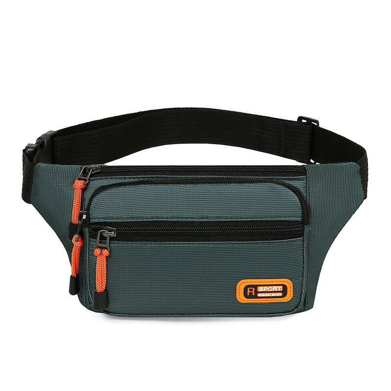 Men Waist Packs Waterproof Fashion Sling Crossbody Bag Casual Running Chest Bag Fanny Pack Belt 7