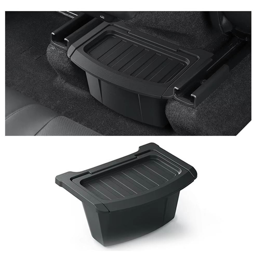 TPE Rear Seat Organizer Box for Tesla Model Y Juniper 2025-UP