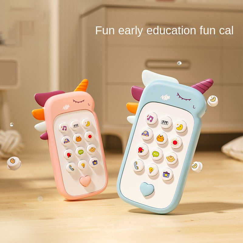 Simulation Phone Baby Toy Music Sound Infant Learning Teether 1