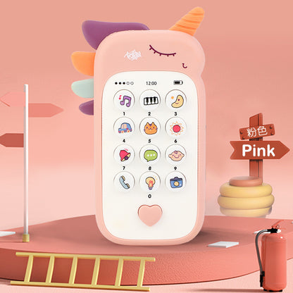 Simulation Phone Baby Toy Music Sound Infant Learning Teether 4