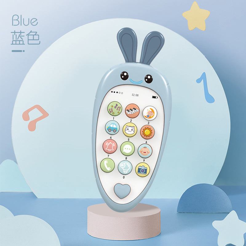 Simulation Phone Baby Toy Music Sound Infant Learning Teether 5