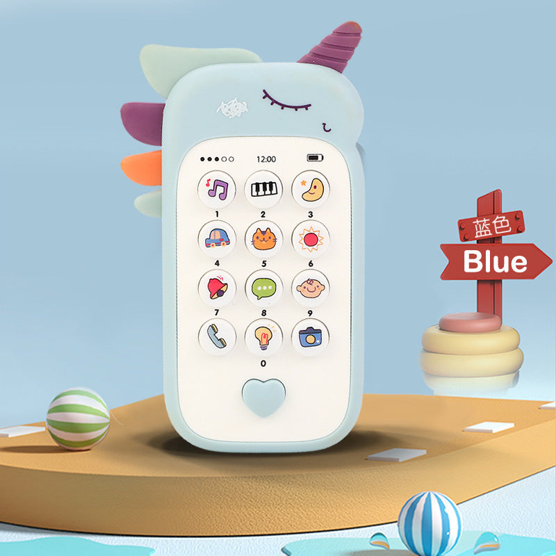 Simulation Phone Baby Toy Music Sound Infant Learning Teether 6