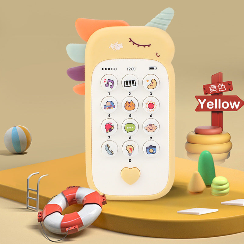 Simulation Phone Baby Toy Music Sound Infant Learning Teether 7