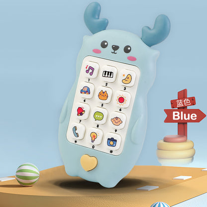 Simulation Phone Baby Toy Music Sound Infant Learning Teether 10