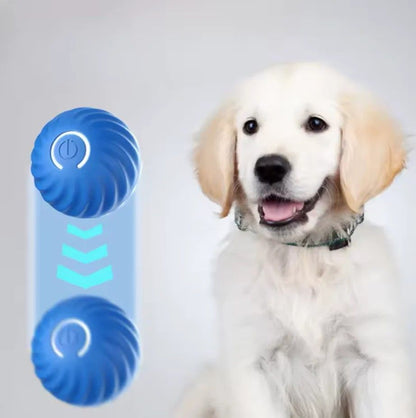 Smart USB Rechargeable Dog Toy Ball  Automatic Rolling  Bouncing Motion  Interactive Chew Toy For A
