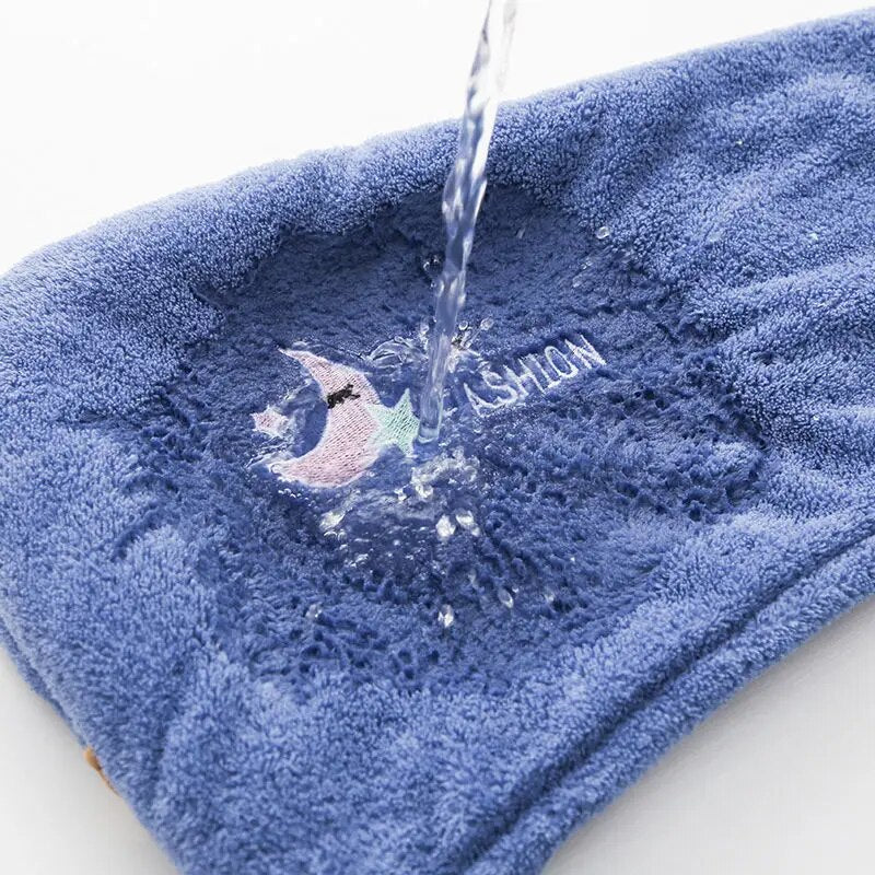 Soft Bathroom Hair Towels for Women, Super Absorbent Hair Wrap Bonnet