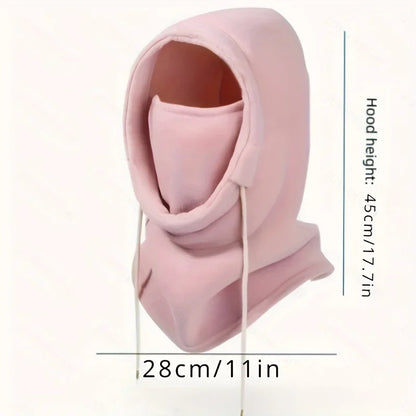 Winter Balaclava Hooded Scarf Warm Neck Gaiter Outdoor Activities Cycling Skiing 4
