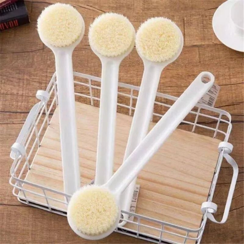 Japanese Bath Brush Long Handle Soft Hair Body Scrub Brush 4