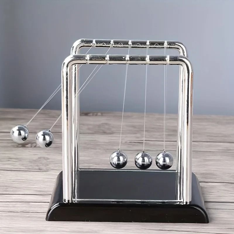 Modern Newton Cradle Metal Balance Balls Desk Toy 3
