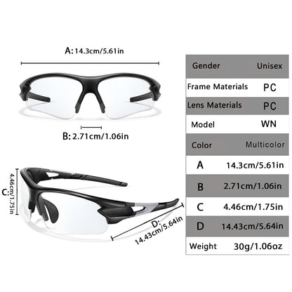 Fashion Photo chromatic Sunglasses for Men and Women, Outdoor Sports Eye wear, Cycling, Running, and Fishing Goggles