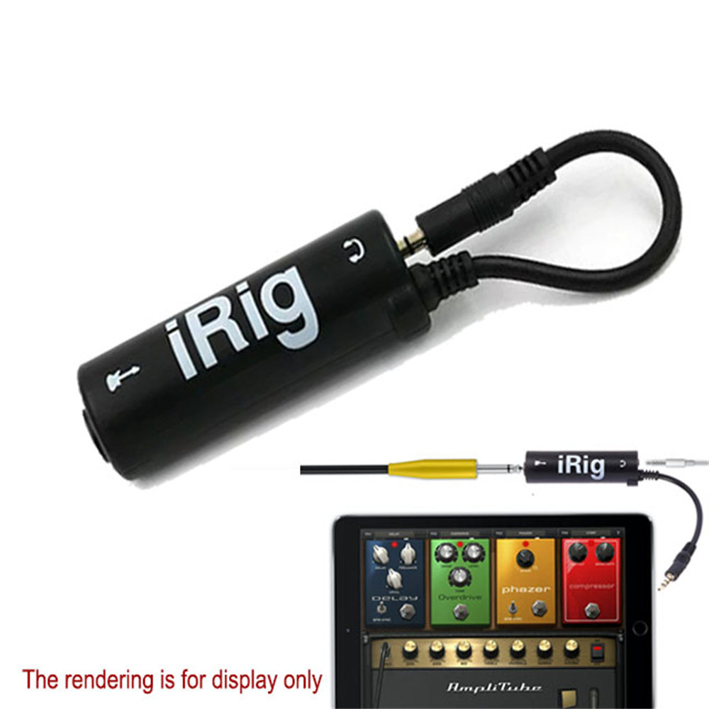 High fidelity Pro IRIG guitar interface converter, audio cable with low background noise, Durable frosted anti scratch