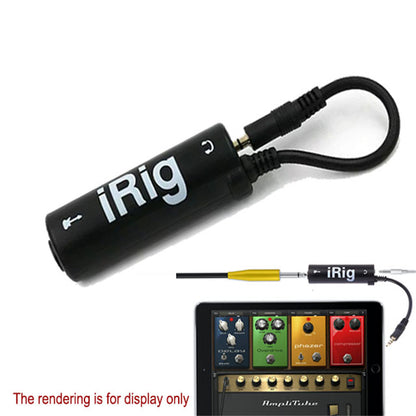 High fidelity Pro IRIG guitar interface converter, audio cable with low background noise, Durable frosted anti scratch