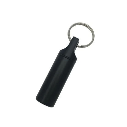 Aluminum Waterproof Pill Box Case With Keychain Storage For Vitamins And Daily Medication 4
