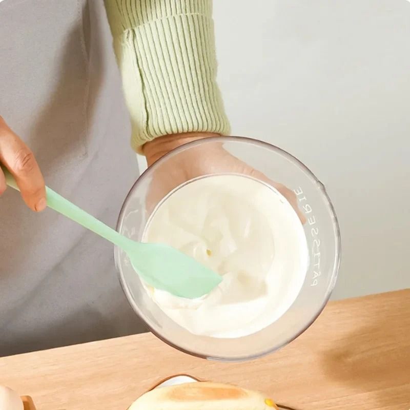 Silicone Cream Spatula Heat Resistant Non Stick Scraper For Baking And Cooking 4
