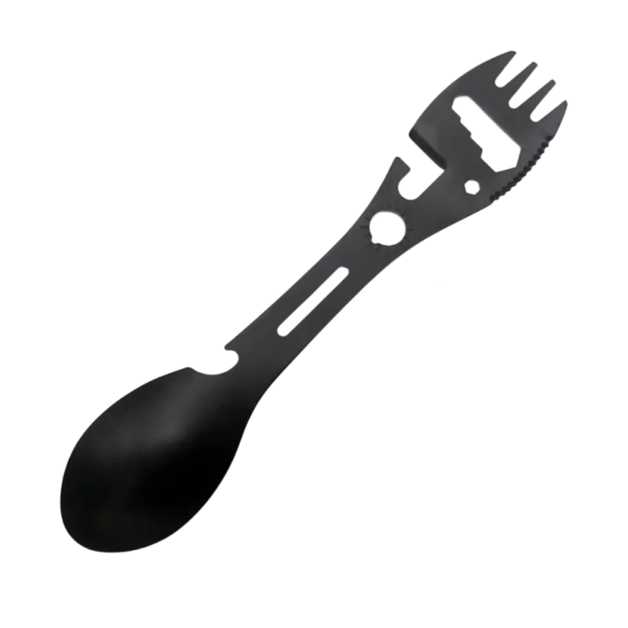 Fork Spoon Bottle Opener For Survival Gear Outdoor Fork Spoon Versatile Utensil Outdoor Camping Too 5