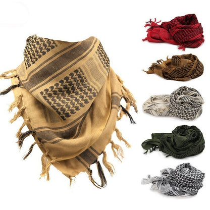 Light weight Military Tactical Arab Scarf Unisex Army Plaid