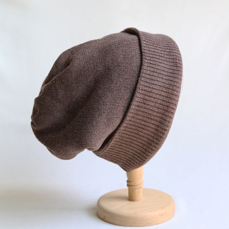 solid real cashmere beanies winter hat for woman acrylic hat woman Autumn Warm skullies for man Wholesales