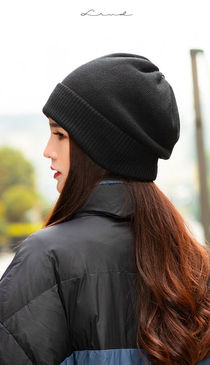 solid real cashmere beanies winter hat for woman acrylic hat woman Autumn Warm skullies for man Wholesales