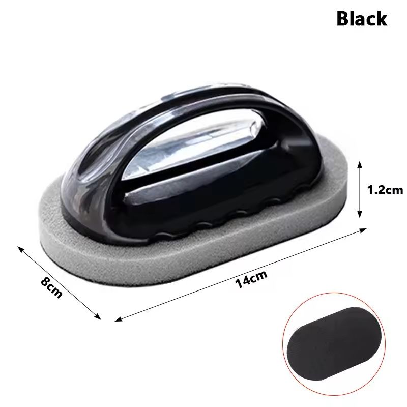 HeavyDuty Magic Emery Sponge Brush With Handle For Kitchen  Bath Cleaning 6