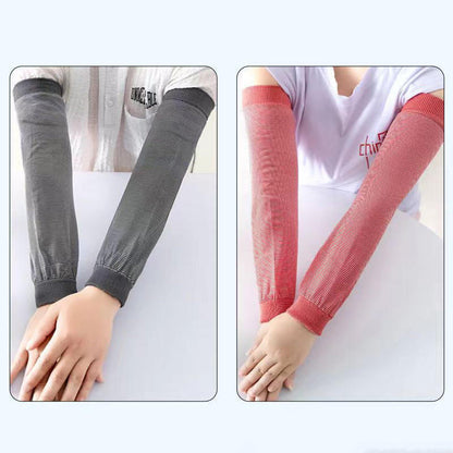 Summer Cooling Arm Sleeves For UV Protection Running Fishing Sports 4