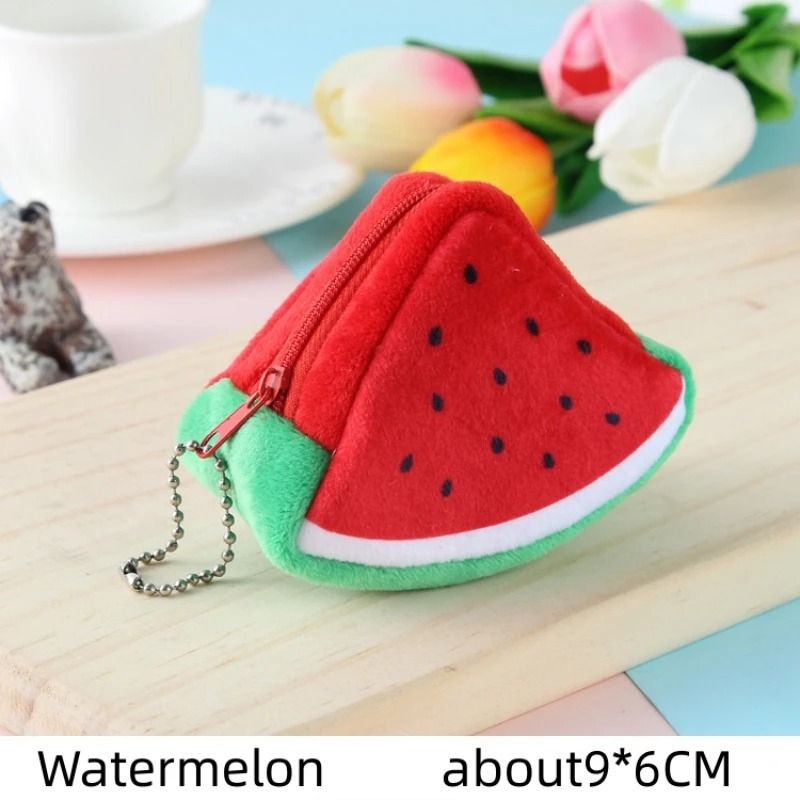 Fruit Plush Coin Purse  Cute 3D Mini Wallet For Kids And Adults 3