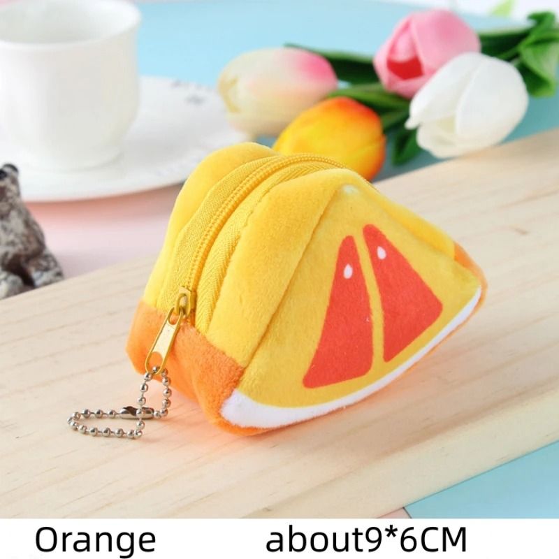 Fruit Plush Coin Purse  Cute 3D Mini Wallet For Kids And Adults 7