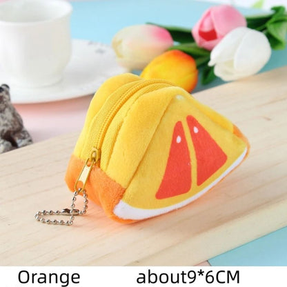 Fruit Plush Coin Purse  Cute 3D Mini Wallet For Kids And Adults 7
