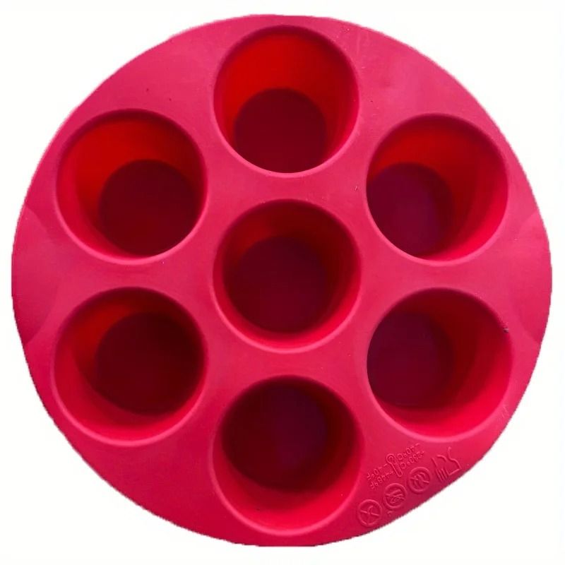 Silicone Egg Bite Mold For Air Fryer 7 Cup Non Stick Muffin And Snack Tray 8