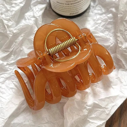 Pumpkin Hair Claw Clip For Women Strong Hold Cute Hair Accessory For Thick And Long Hair 10