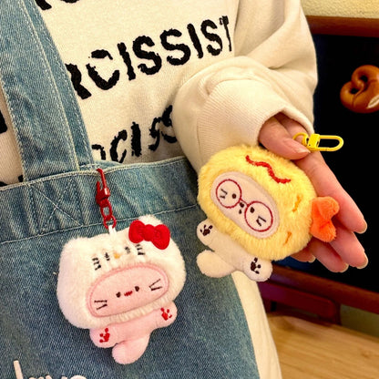 Cute Plush Kitten Keychain Pendant For Bags And Backpacks 6