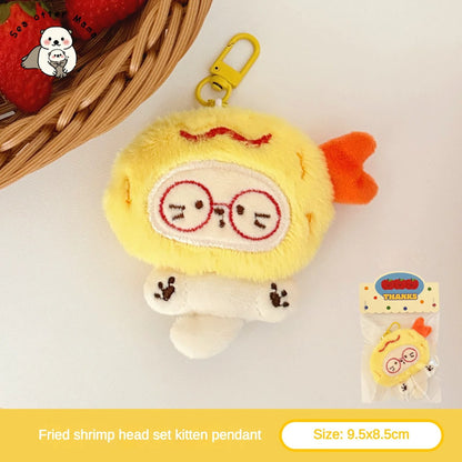 Cute Plush Kitten Keychain Pendant For Bags And Backpacks 7