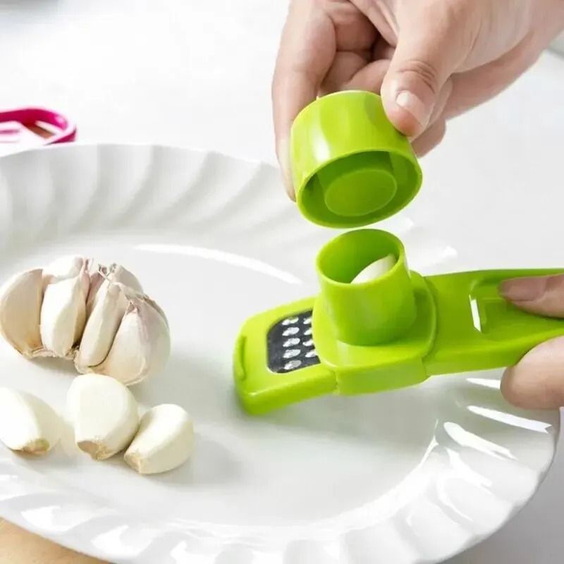 Mini Garlic Grinder Manual Garlic Press Kitchen Mashing Tool 3