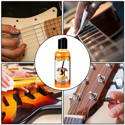 Portable Guitar Care Orange Oil Fretboard Conditioner Cleaner Polish Kit Luthier Maintenance 2