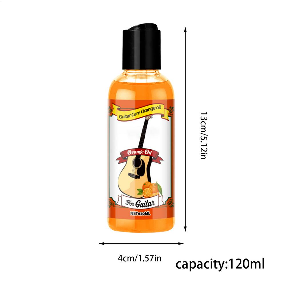 Portable Guitar Care Orange Oil Fretboard Conditioner Cleaner Polish Kit Luthier Maintenance 5