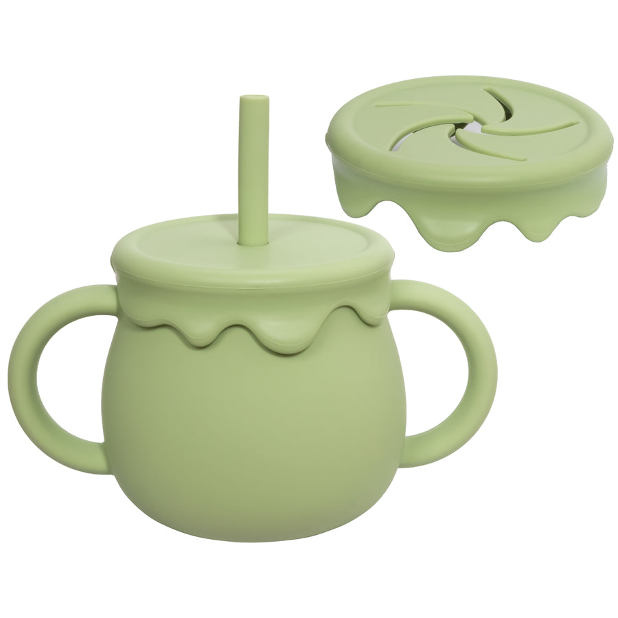 Snack Cup Toddlers Learning Cups Baby Feeding Cups Portable Drinkware Solid Food Container Sippy Cu 5