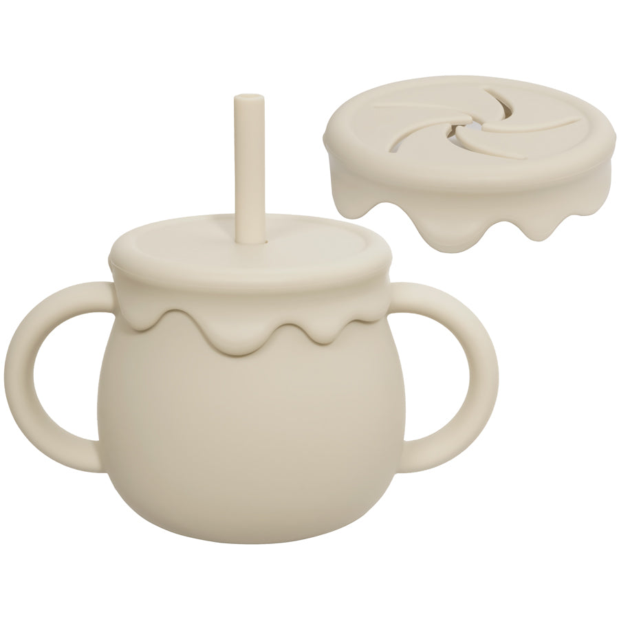 Snack Cup Toddlers Learning Cups Baby Feeding Cups Portable Drinkware Solid Food Container Sippy Cu 6