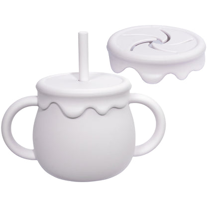 Snack Cup Toddlers Learning Cups Baby Feeding Cups Portable Drinkware Solid Food Container Sippy Cu 9