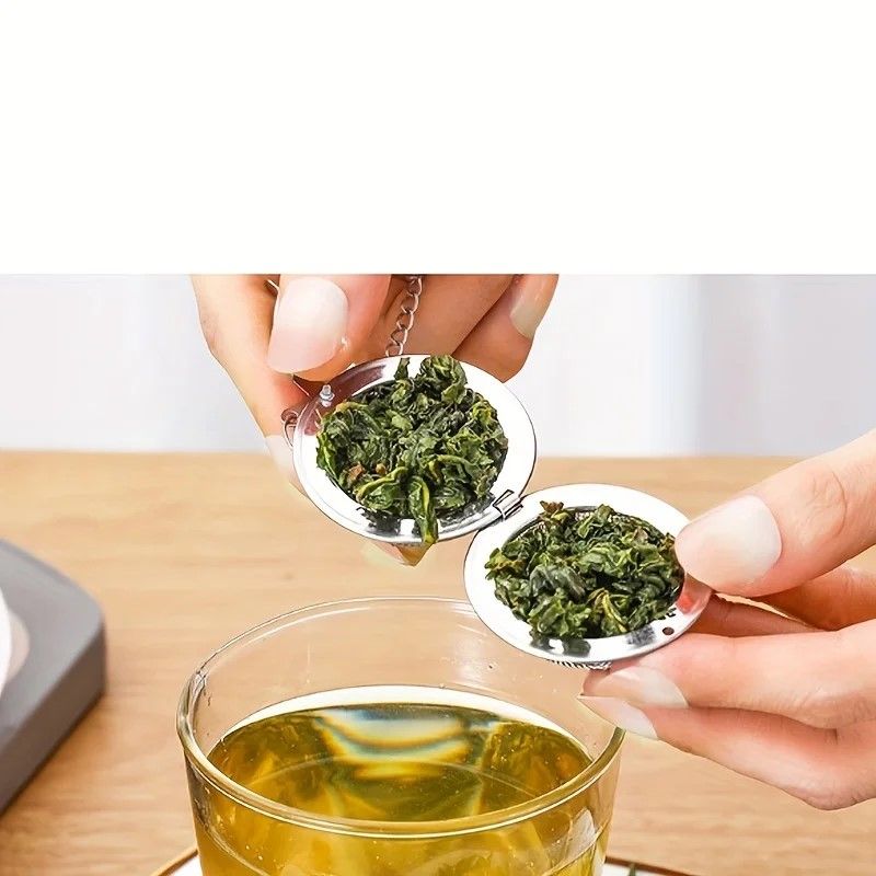 Premium 304 FoodGrade Stainless Steel Tea  Soup Infuser Ball With Chain Hook 1