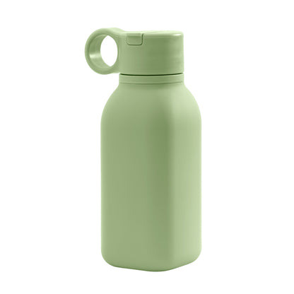Portable Baby Tableware Silicone Sports Cup Leakproof Sippy Cups With Kids Flip Lid 14