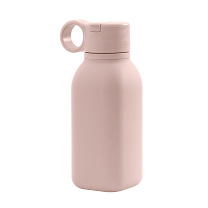 Portable Baby Tableware Silicone Sports Cup Leakproof Sippy Cups With Kids Flip Lid 16