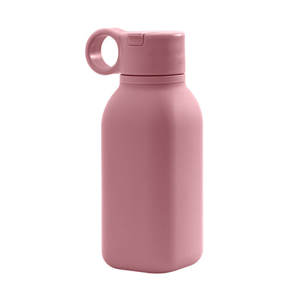 Portable Baby Tableware Silicone Sports Cup Leakproof Sippy Cups With Kids Flip Lid 10