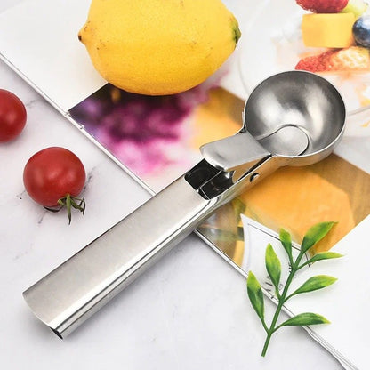 Stainless Steel DualPurpose Ice Cream  Fruit Scoop 4