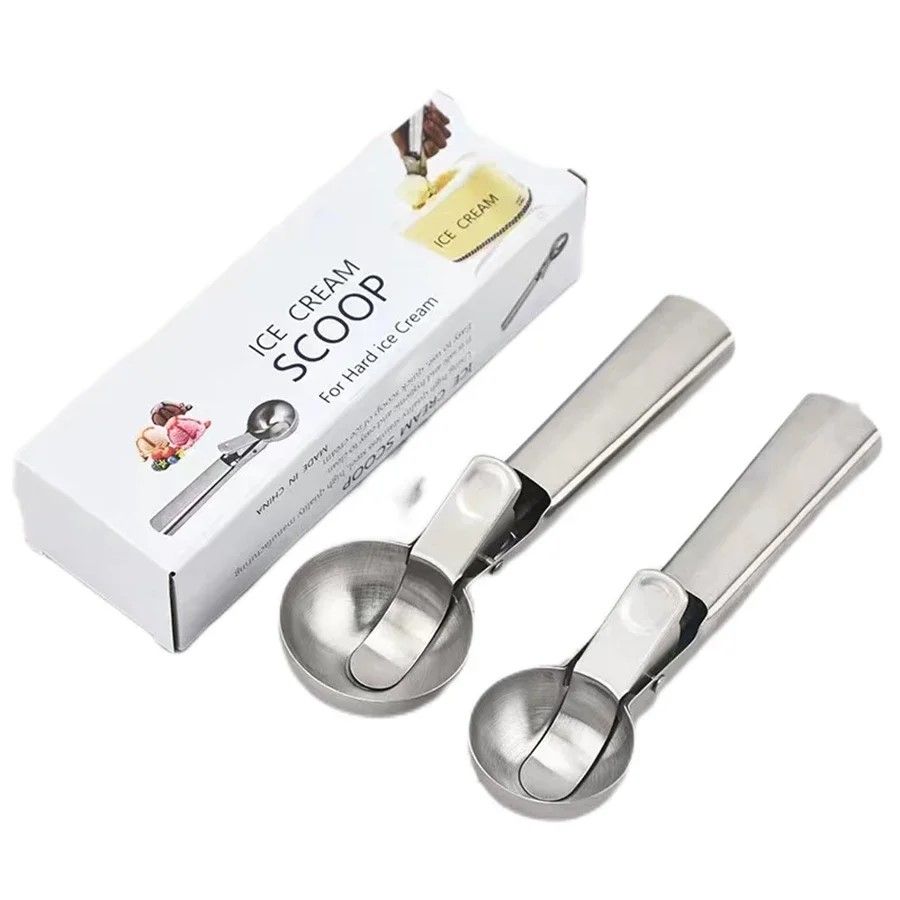 Stainless Steel DualPurpose Ice Cream  Fruit Scoop 6