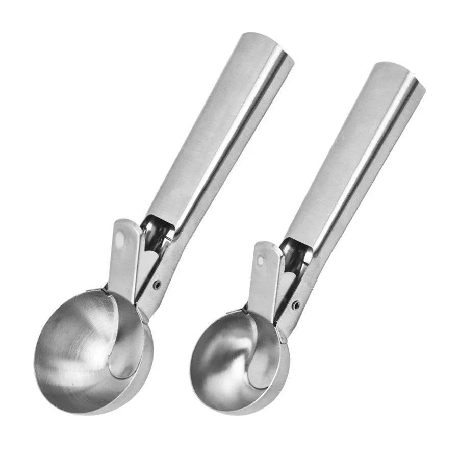 Stainless Steel DualPurpose Ice Cream  Fruit Scoop 1
